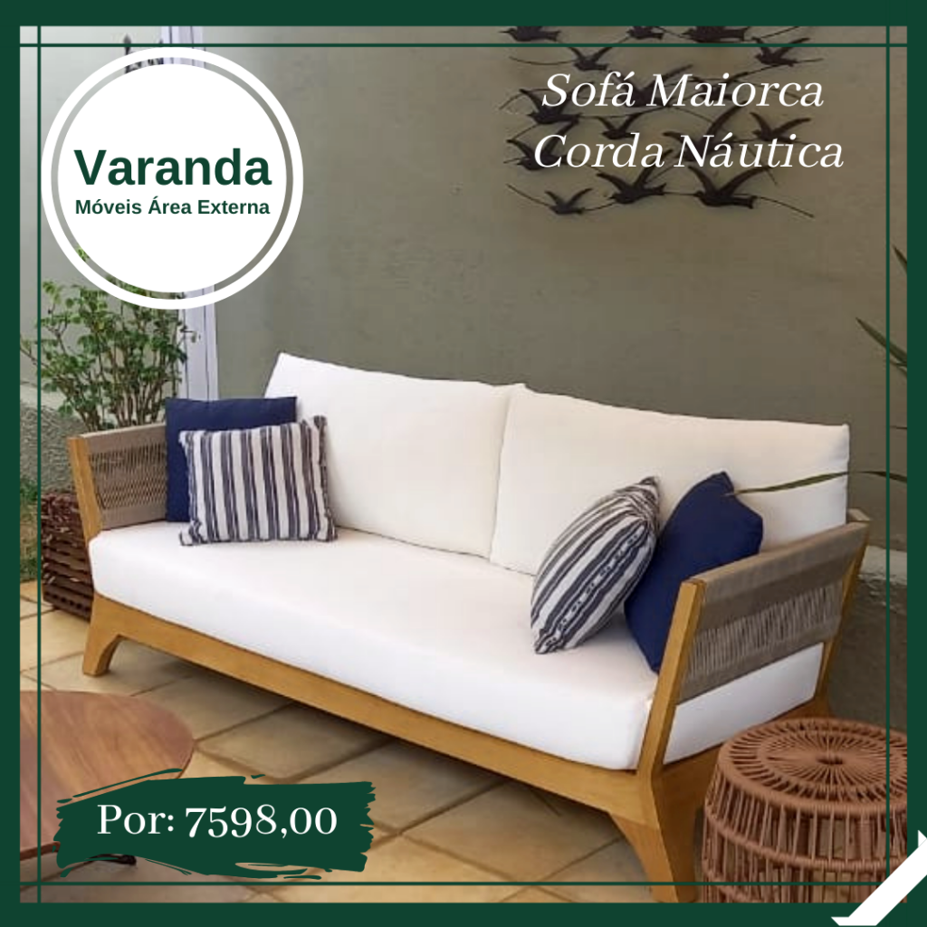 sofa em corda nautica para area externa