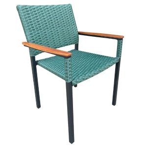 cadeira em aluminio e fibra sintetica