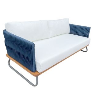 sofa em trico nautico alto padrão para area externa